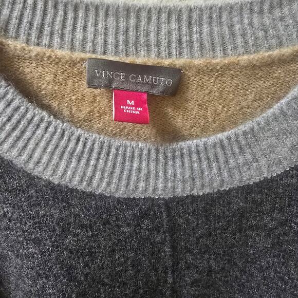 Vince Camuto Color Block Long Sleeve Sweater Medium - Picture 3 of 6